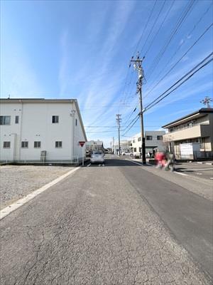 前面道路(2025年1月撮影)