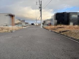 現地前面道路