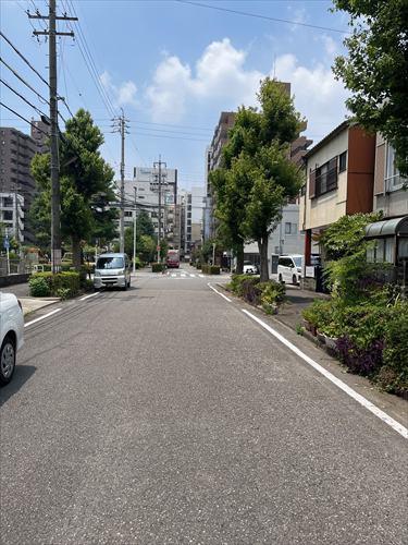 南側前面道路 西方向 南側前面道路 西方向