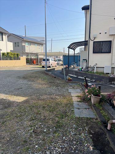 南西側境界付近(2026年1月撮影)