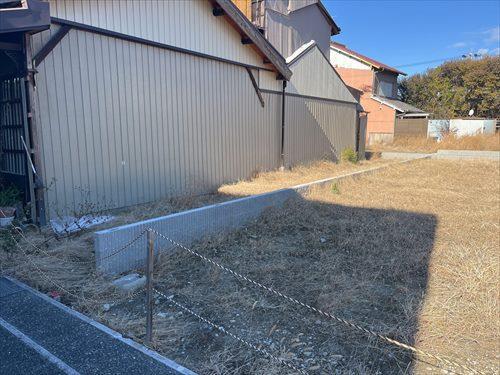 南西側境界付近(2026年1月撮影)