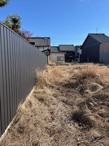 北西側境界付近(2026年1月撮影)