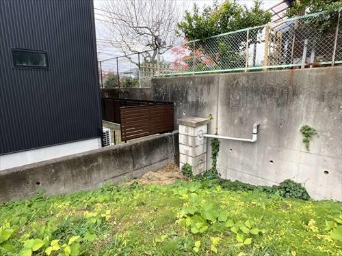 西側境界付近(2025年11月撮影)