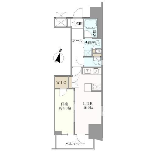 専有面積：35.96㎡・1LDK