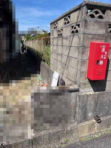 南西側境界部分(2025年11月撮影)