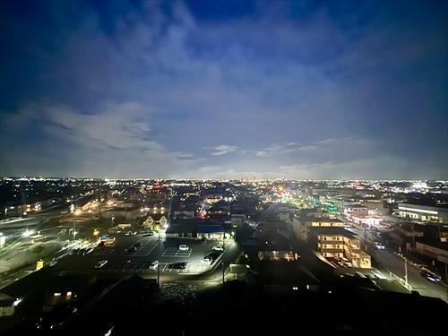 南側バルコニーからの夜景