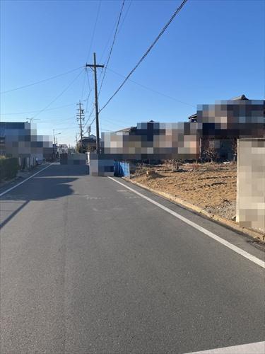 南西側前面道路(2026年2月撮影)