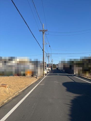 南西側前面道路(2026年2月撮影)