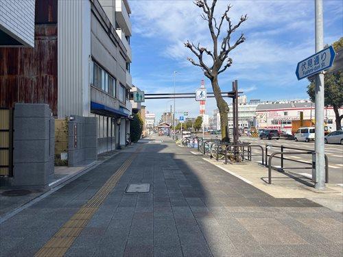 東側前面道路-2(2026年2月撮影)