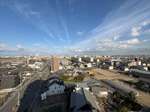 東側バルコニーからの眺望