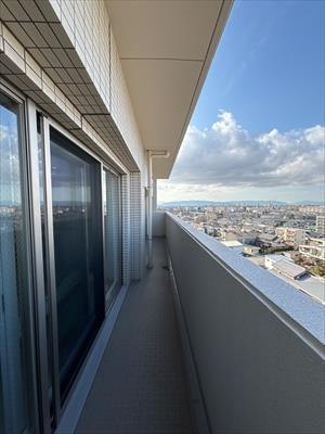 北側バルコニー