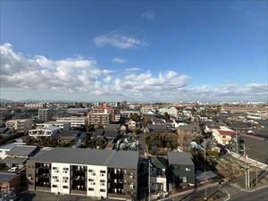 北側バルコニーからの眺望