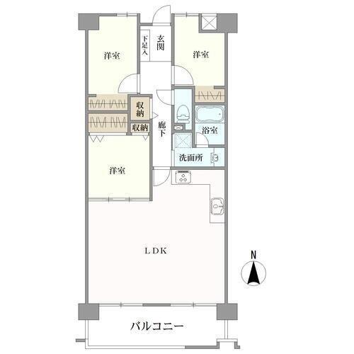 間取図（3LDK）