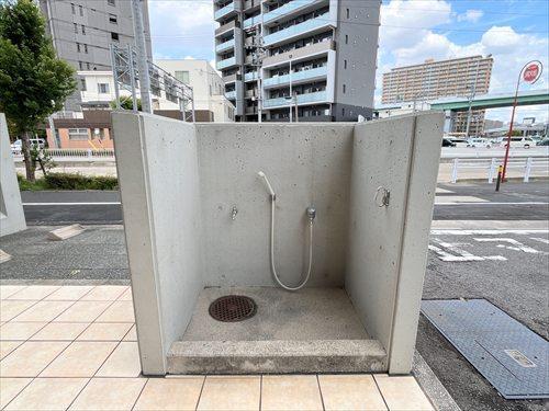 ペット足洗い場