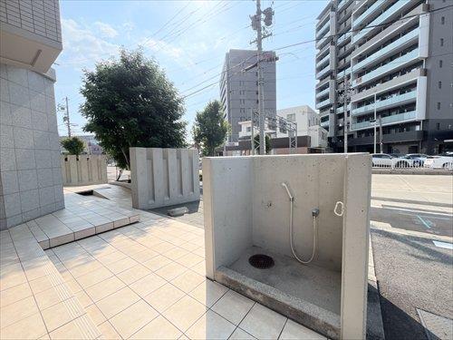 ペット足洗い場