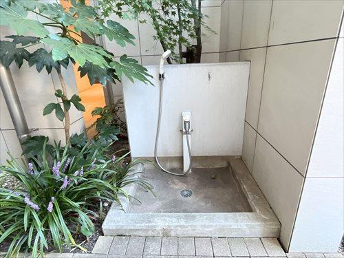ペット足洗い場