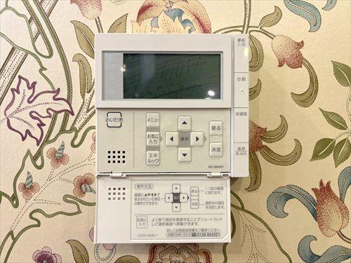 給湯器操作パネル