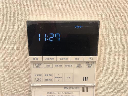 浴室乾燥暖房機操作パネル