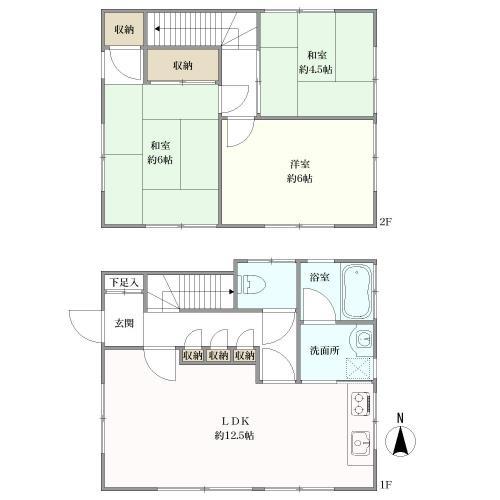 中古戸建間取図