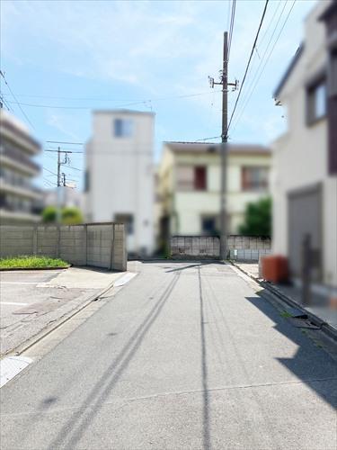 現地前面道路