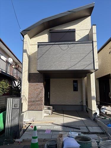 建築中の外観(2026年2月撮影)