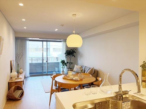 キッチンからLDK