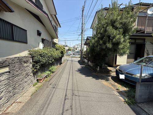 西側前面道路2026.5.16撮影 西側前面道路2026.5.16撮影