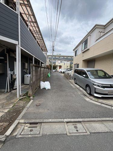 北西側私道