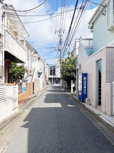現地前面道路（2026.3撮影）