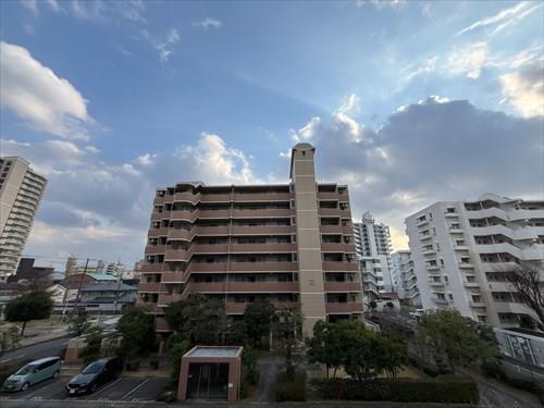 南向きバルコニーからの眺望