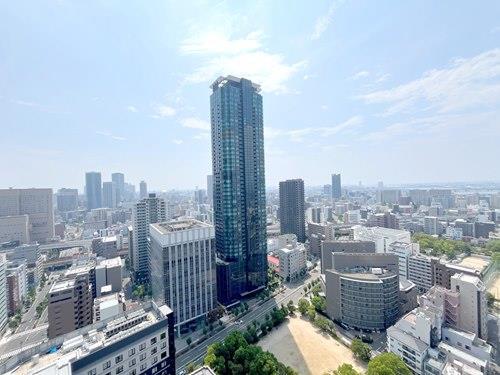 南向きバルコニーからの眺望