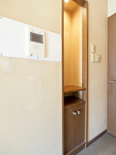 モニター付きインターホン・ニッチ棚