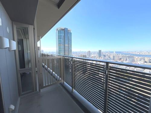 西向きバルコニー