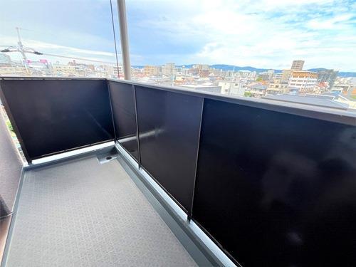 北向きバルコニー