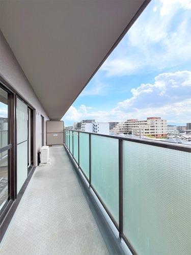 南向きバルコニー