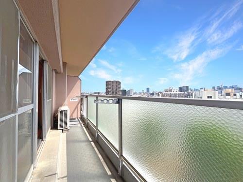 南東向きバルコニー