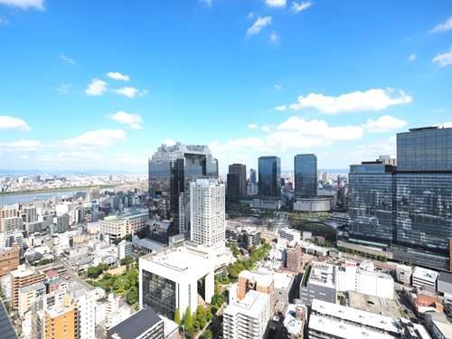 東向きバルコニーからの眺望