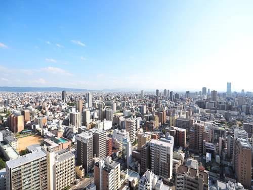 洋室約8.5帖_南向バルコニーからの眺望