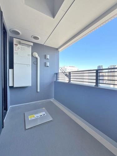 東向きバルコニー