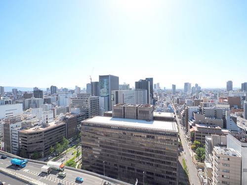 南向きバルコニーからの眺望