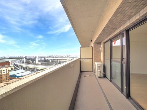 西向きバルコニー