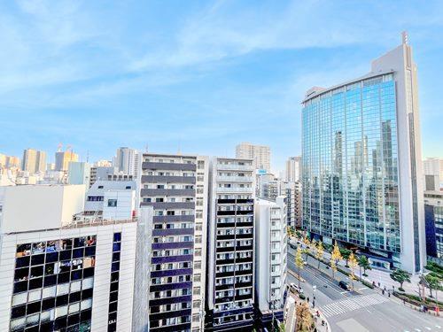 南東向きバルコニーからの眺望