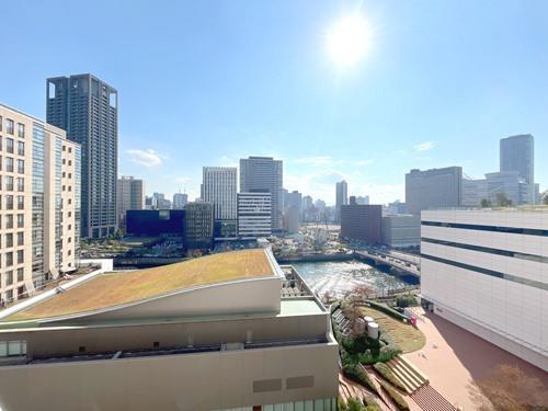 南西向きバルコニーからの眺望