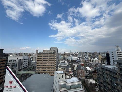 北向きバルコニーからの眺望