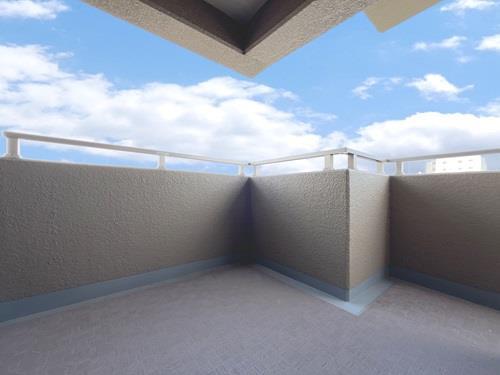 バルコニー 北西角