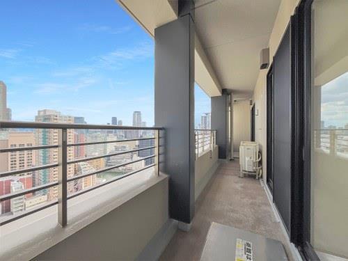 北東向きバルコニー