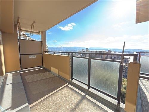 南西向きバルコニー