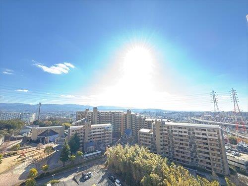 南西向きバルコニーからの眺望