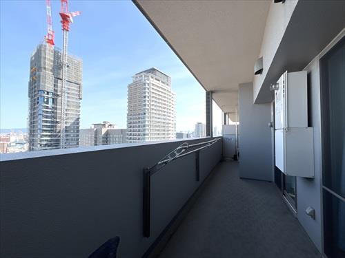 東向きバルコニー