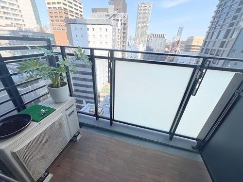 東向きバルコニー